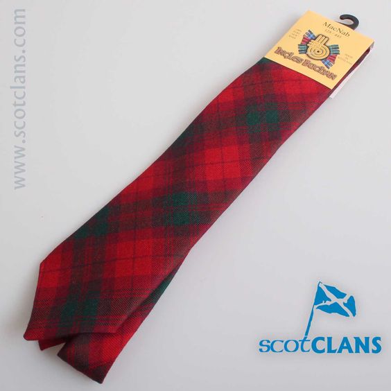 Pure Wool Tie in MacNab Modern Tartan