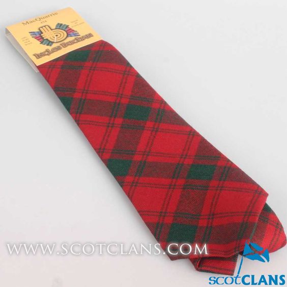 Pure Wool Tie in MacQuarrie Modern Tartan