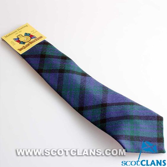 Pure Wool Tie in Matheson Hunting Modern Tartan