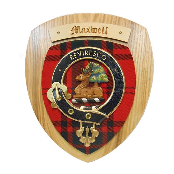 Maxwell Clan Crest Plaque