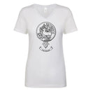 Maxwell Clan Crest Ladies Ouline T-Shirt