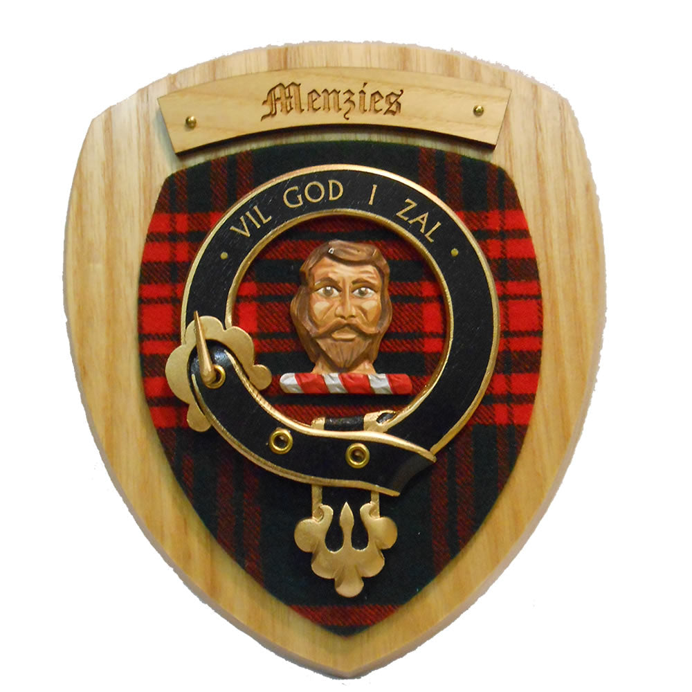 Menzies Clan Crest Plaque