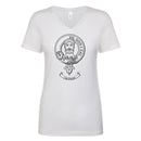 Menzies Clan Crest Ladies Ouline T-Shirt