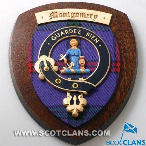 Montgomery Clan Crest Plaque
