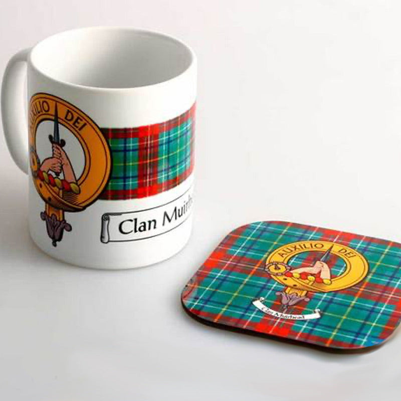 Clan Crest Mug and Coaster Set