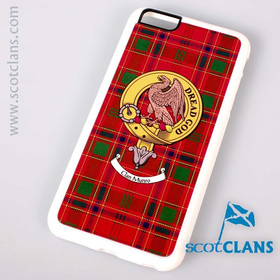 Munro Tartan and Clan Crest iPhone Rubber Case - 4 - 7