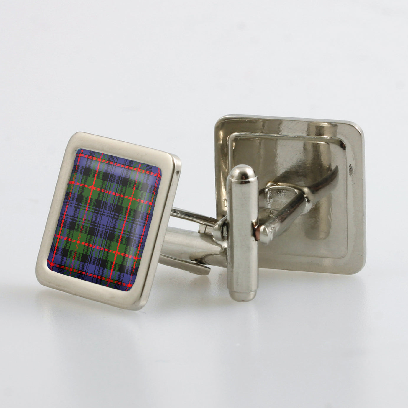 Murray of Atholl Modern Tartan Cufflinks - Choose Your Shape