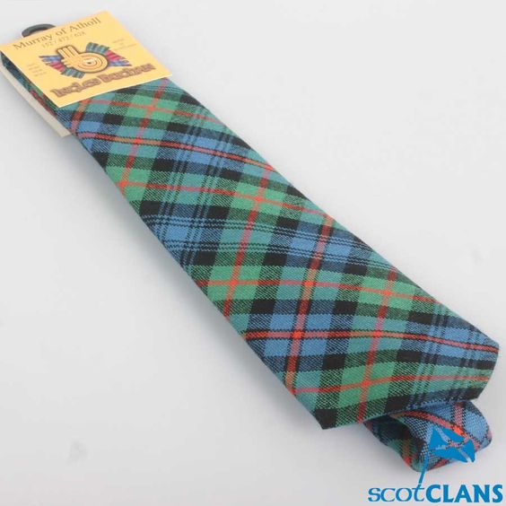 Pure Wool Tie in Murray of Atholl Ancient Tartan