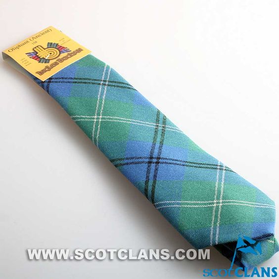 Pure Wool Tie in Oliphant Ancient Tartan