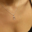 Outlander Inspired Anchor Silver Oval Pendant