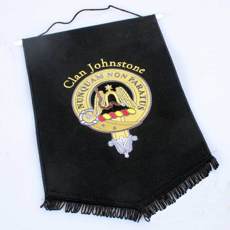 Large Clan Crest Embroidered Pennant