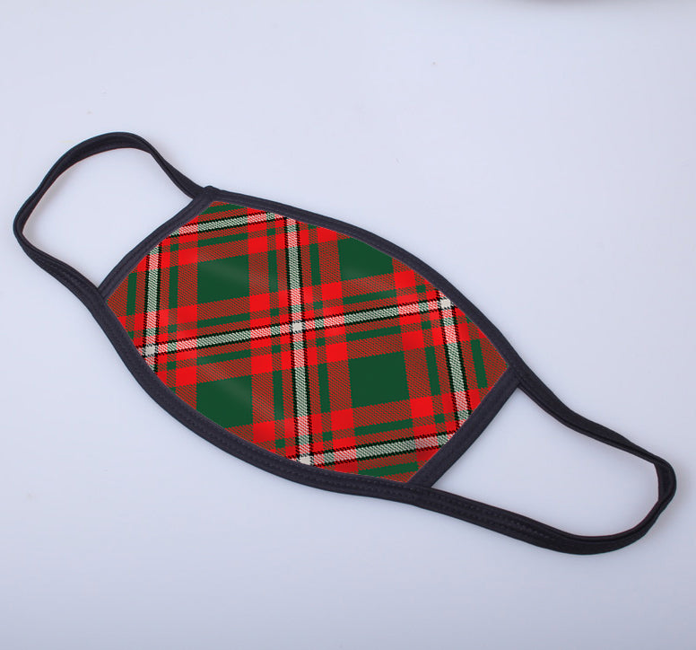 Princess Margaret Tartan Printed Face Mask.
