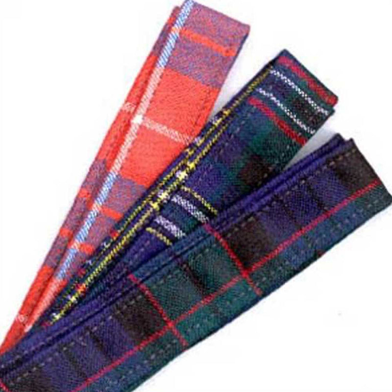 Wool Strip Tartan Ribbon - 54 x 1 Inches (5 Strips) 500 tartans