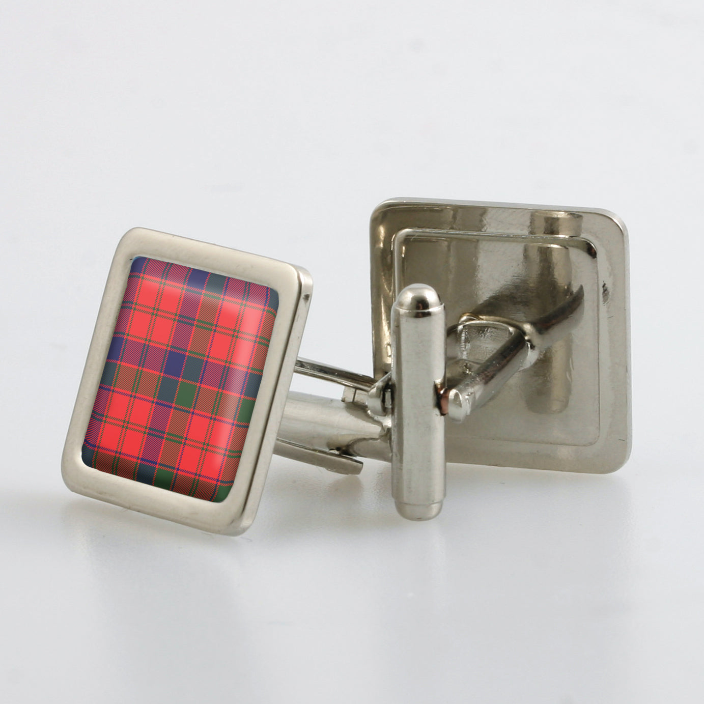 Robertson Modern Tartan Cufflinks - Choose Your Shape