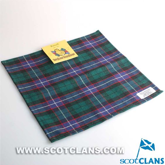 Pocket Square in Russell Modern Tartan