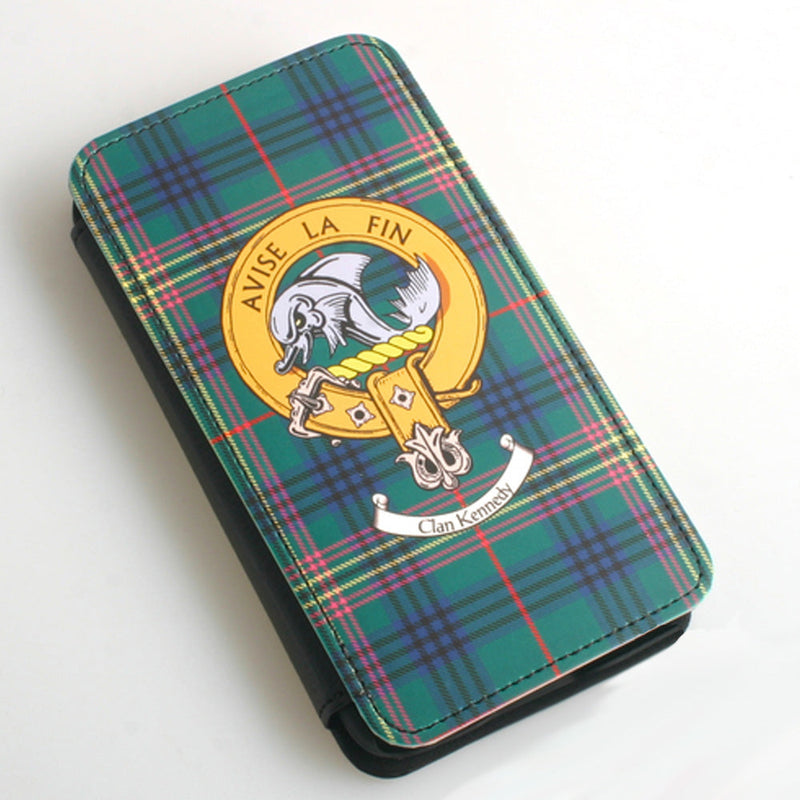 Clan Crest Leather Phone Flipcase Samsung Galaxy