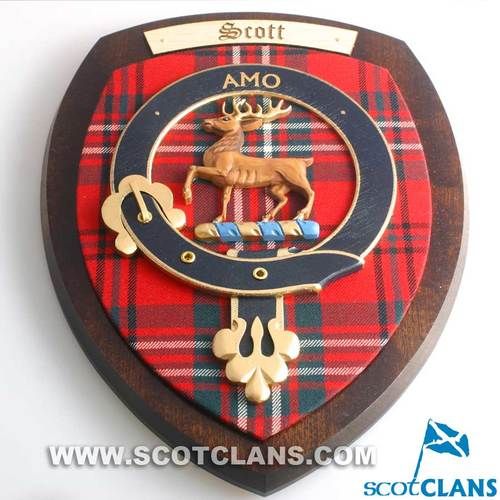Scott Clan Crest Plaque