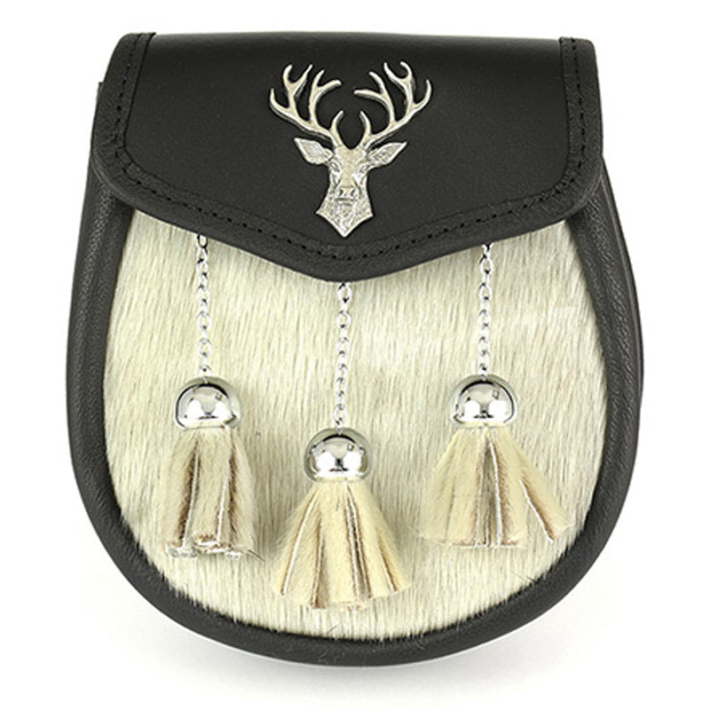 Semi Dress Sporran - Stag