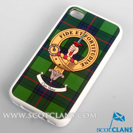 Shaw Tartan and Clan Crest iPhone Rubber Case - 4 - 7