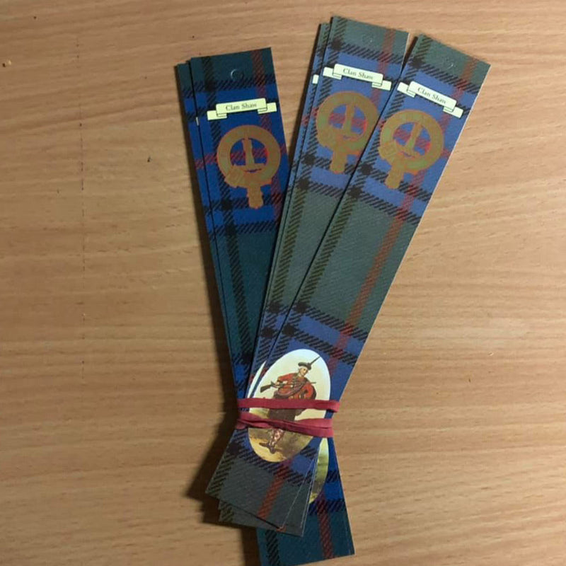 Shaw Clan Bookmarks 5 Pack