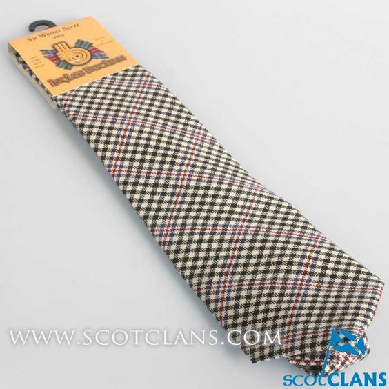 Pure Wool Tie in Sir Walter Scott Modern Tartan