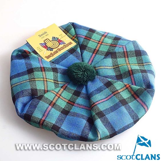 Pure Wool Golf Cap in Smith Ancient Tartan