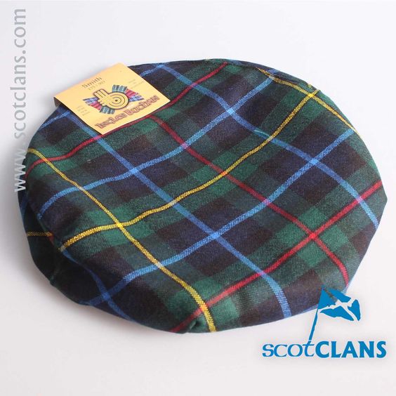 Pure Wool Golf Cap in Smith Modern Tartan