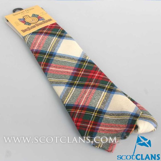 Pure Wool Tie in Stewart Dress Modern Tartan