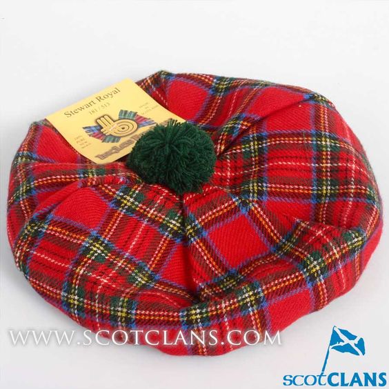 Unisex Wool Tam in Royal Stewart Modern Tartan