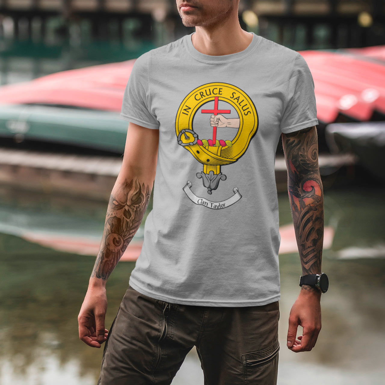 Taylor Clan Crest Gents T Shirt