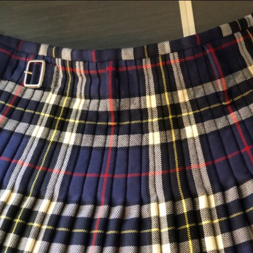 Thompson Blue Modern Heavyweight Hand Stitched Kilt