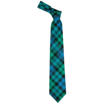 Pure Wool Tie in Black Watch Ancient Tartan