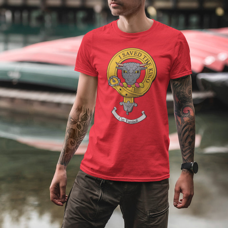 Turnbull Clan Crest Gents T Shirt