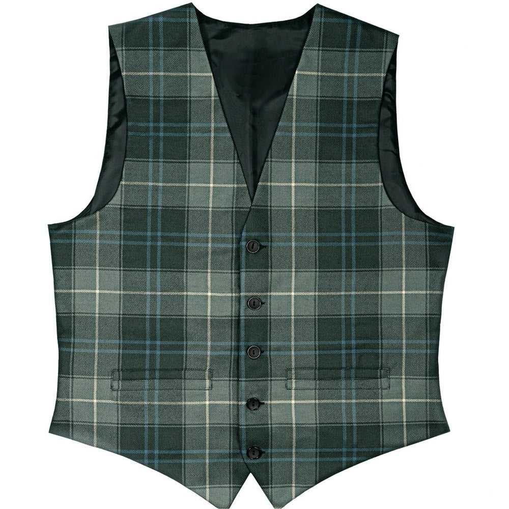 Lightweight Tartan Gents Waistcoat with Satin Back