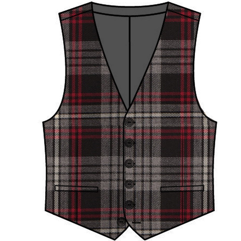 Auld Lang Syne - Grey Gents Waistcoat