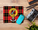 Wallace Clan Crest Mouse Pad