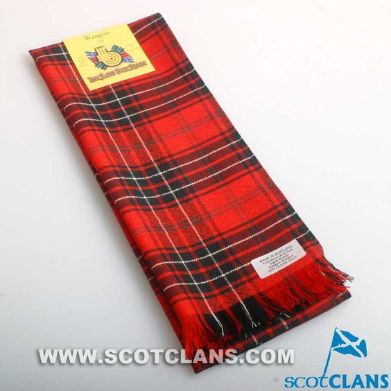 Wool Scarf in Wemyss Modern Tartan